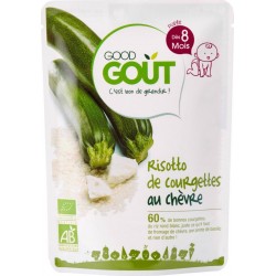 Good Gout Plat bébé bio dès 8 mois, risotto courgette/chèvre