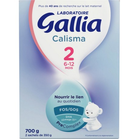 Gallia Lait bébé en poudre 2ème âge à partir de 6 mois Calisma