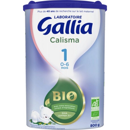 Gallia Lait bébé en poudre 1er âge de 0 à 6 mois Bio Calisma