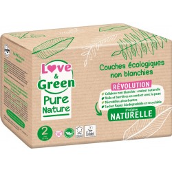 Love And Green Couches bébé taille 2 : 3 - 6Kg naturelle hypoallergénique