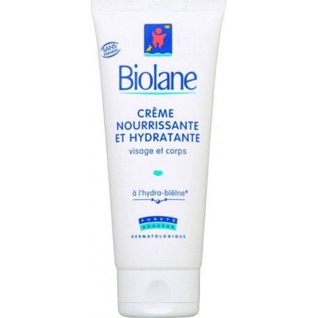 Biolane Crème nourrissante hydratante, visage et corps