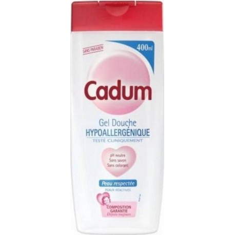 Cadum Gel Douche Hypoallergénique 400ml (lot de 3)