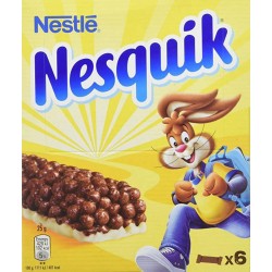 Nestlé NESQUIK Barres de céréales au chocolat 6 barres 150g