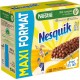 Nestlé NESQUIK Barres de céréales au chocolat 12 barres 25g maxi format 300g