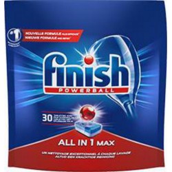 Finish Powerball - Tablettes lave-vaisselle Tout en 1 Max - 30 lavages (lot de 3 pour 90 lavages)