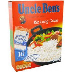 Uncle Ben’s Riz Long Grain 500g (lot de 6)