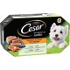 CESAR Barquettes en terrine cœur de légumes - 4 variétés 4X150g (lot de 4)