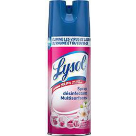 Lysol Spray désinfectant multisurfaces parfum floral l'aérosol de 400ml