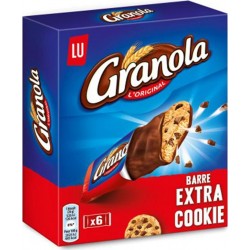 LU Granola L’Original Barre Extra Cookie 168g (lot de 6)