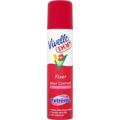 Vivelle DOP Fixer Spray Coiffant Micro-aéré Fixation 24h Extrême 250ml (lot de 3)