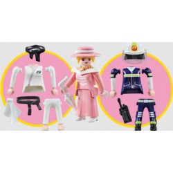 Playmobil 9855 Girl KARATE FIREFIGHTER DRESS BLACK BELT Taekwondo