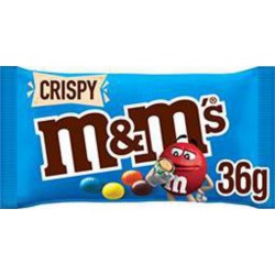 M&M S M&M'S CRISPY INDIV 36G