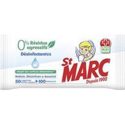 St Marc Lingettes désinfectantes x100