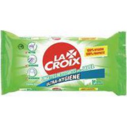 La Croix Lingettes nettoyantes avec Javel Ultra-Hygiène le paquet de 50