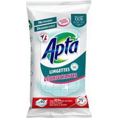 APTA LINGETTES MU DESINFEC X40