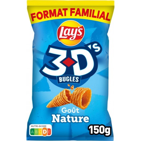 Lay's apéritifs goût nature 3D 150g