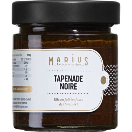 Marius Bernard Tartinable tapenade noire