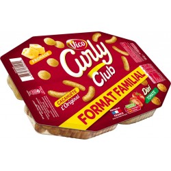 Curly Biscuits apéritifs assortiment Format Familial 135g