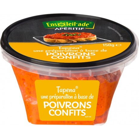 Les Ensoleil Ades Tapenade poivrons mi-séchés LES ENSOLEIL'ADES