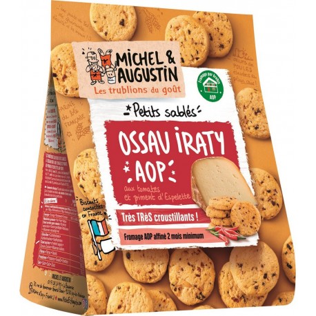 Michel Et Augustin Biscuits apéritifs sablés brebis tomates 100g