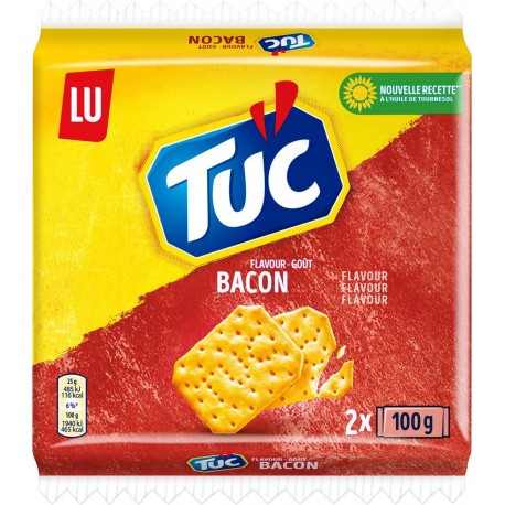 TUC Biscuits apéritifs crackers gout bacon