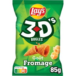 Lay's 3D’s Buggles Fromage 85g