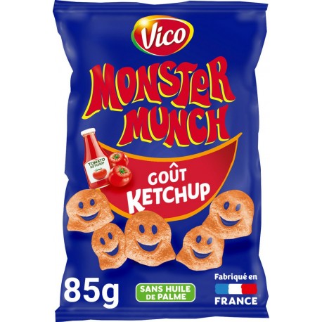 Monster Munch Biscuits apéritifs goût ketchup