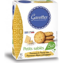 Gravottes Biscuits apéritifs parmesan poivre