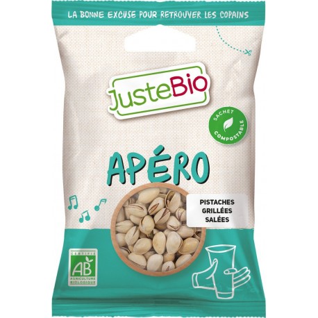 Juste Bio Pistaches grillées salées bio