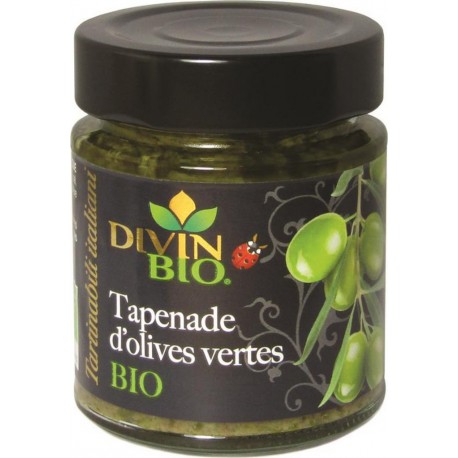 Divin Bio Tapenade d'olives vertes