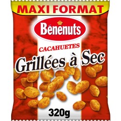 Benenuts Cacahuètes grillées à sec 320g