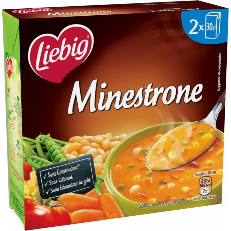 Liebig Soupe Minestrone 2x30cl 60cl