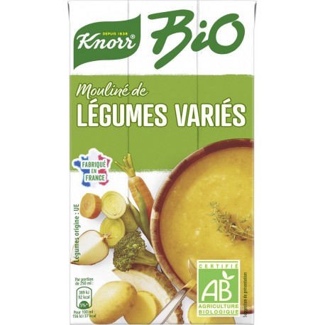 Knorr Soupe moulinée de legumes varies bio