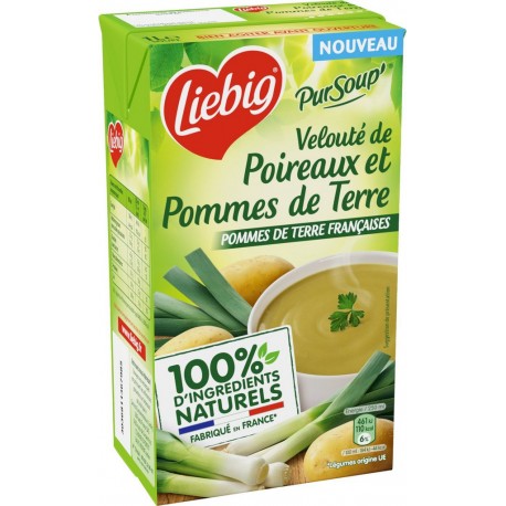 Liebig Soupe velouté de poireaux et pommes de terre