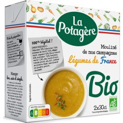 La Potagère La Potagere Soupe bio légumes de nos campagnes 2x30cl 60cl