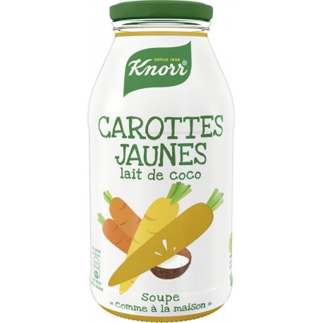 Knorr Soupe carotte jaune & lait de coco