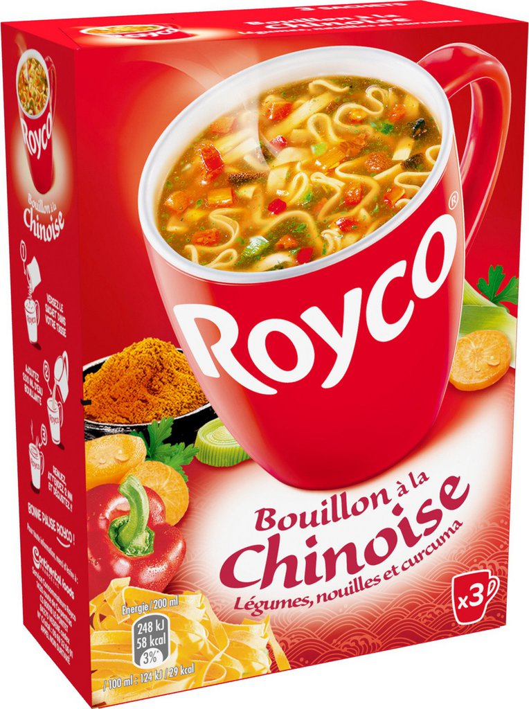 Soupe déshydratée Les Minutes Soup ROYCO