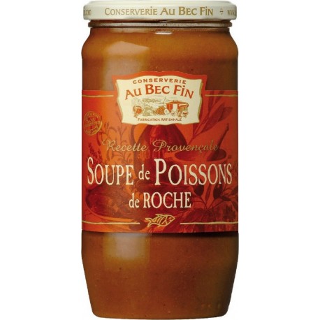 AU BEC FIN Soupe de poissons de roche 800g