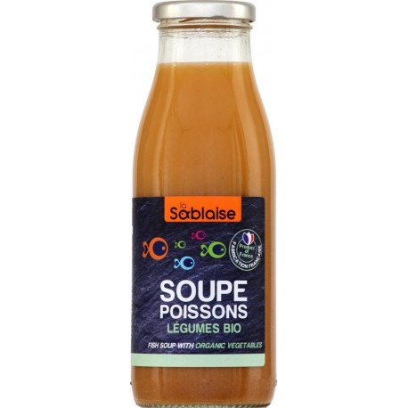 La Sablaise Soupe bio de poissons légumes