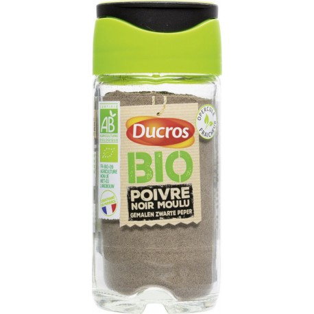 Ducros Poivre noir moulu bio