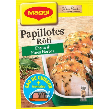 Maggi Papillotes rôti thym fines herbes