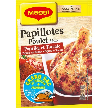 Maggi Papillotes poulet paprika tomate 28g