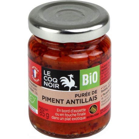 Le Coq Noir Purée de piment bio antillais