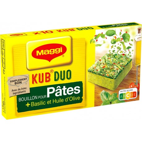 Maggi Bouillon basilic huile d'olive pour pâtes