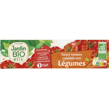 Jardin Bio Sauce tomate aux petits légumes Bio