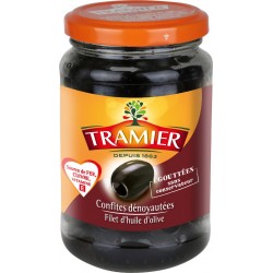 Tramier Olives noires confites dénoyautées 150g