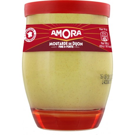 Amora Moutarde de Dijon forte 245g