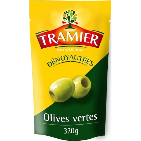 Tramier Olives vertes dénoyautées