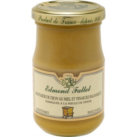 Edmond Fallot Moutarde de Dijon miel & vinaigre balsamique 210g