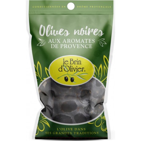 Le Brin D Olivier Olives noires aux aromates LE BRIN D'OLIVIER